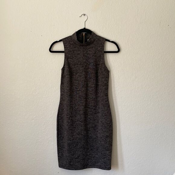 Cecico Grey Knit Halter Neck Dress - Picture 1 of 7